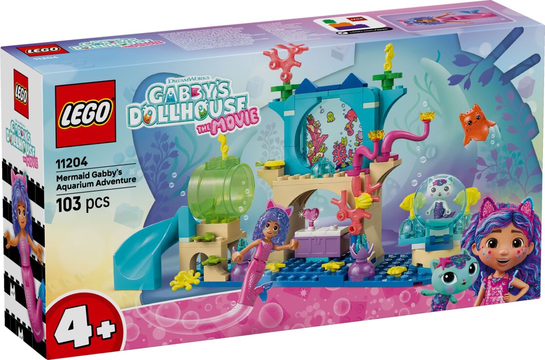 LEGO Gabby's Dollhouse Mermaid Gabby's Aquarium Adventure (11204) (0)