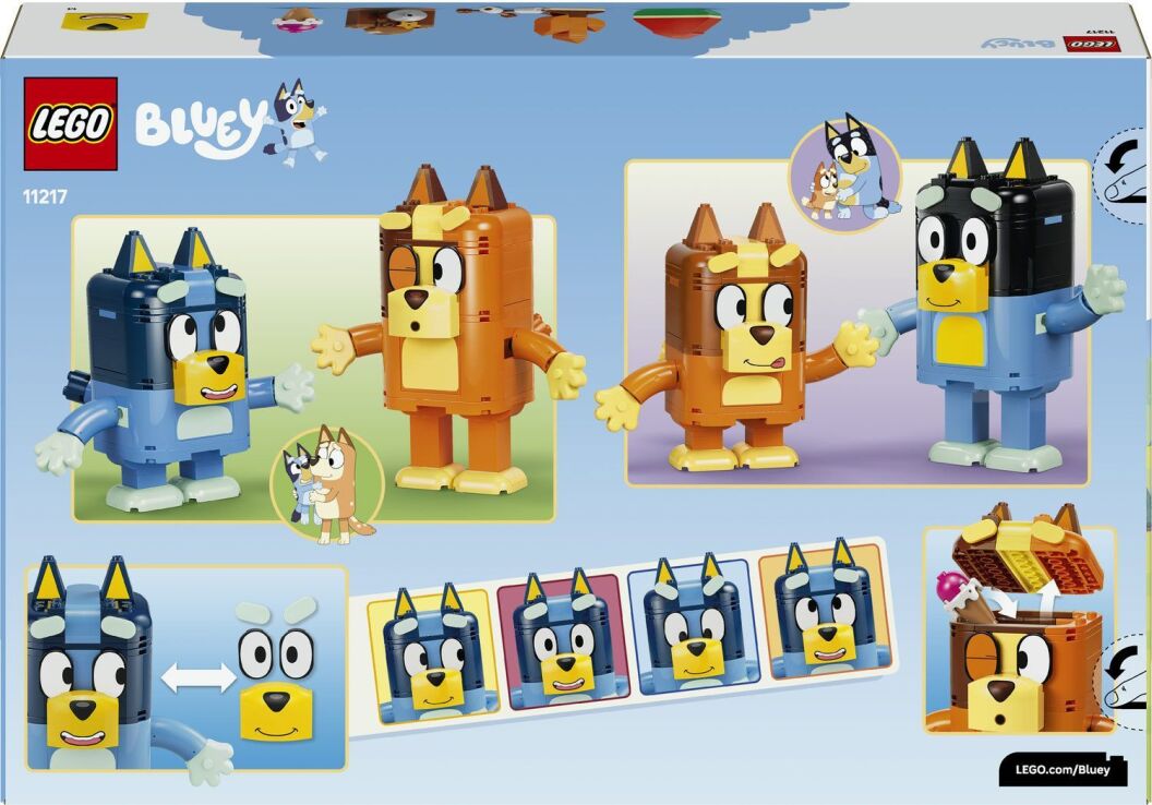 LEGO® Bluey Brick-Built Bluey Family (11217) (8)