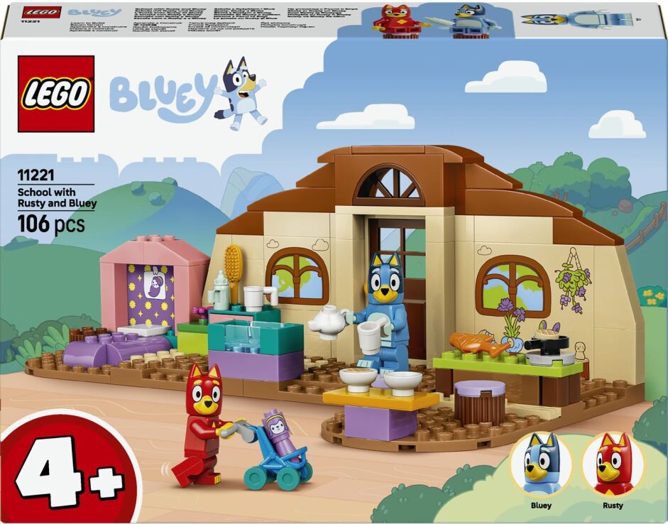 LEGO® Bluey School With Rusty And Bluey (11221) (0)
