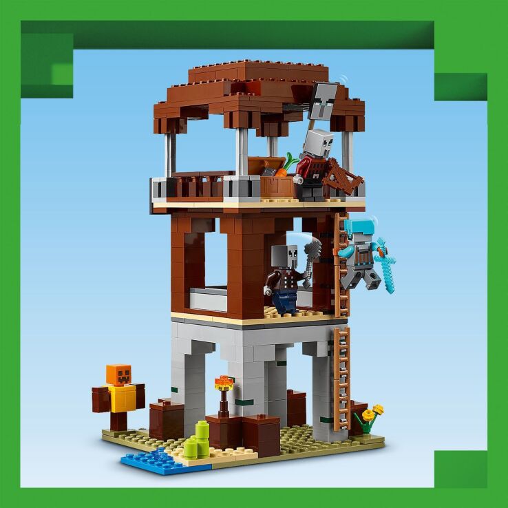 LEGO Minecraft The Pillager Outpost & Ravager (21278) (3)