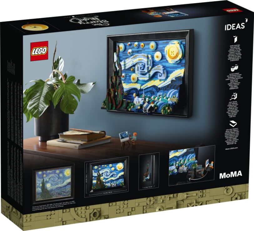 LEGO Ideas Vincent Van Gogh: The Starry Night (21333) (11)