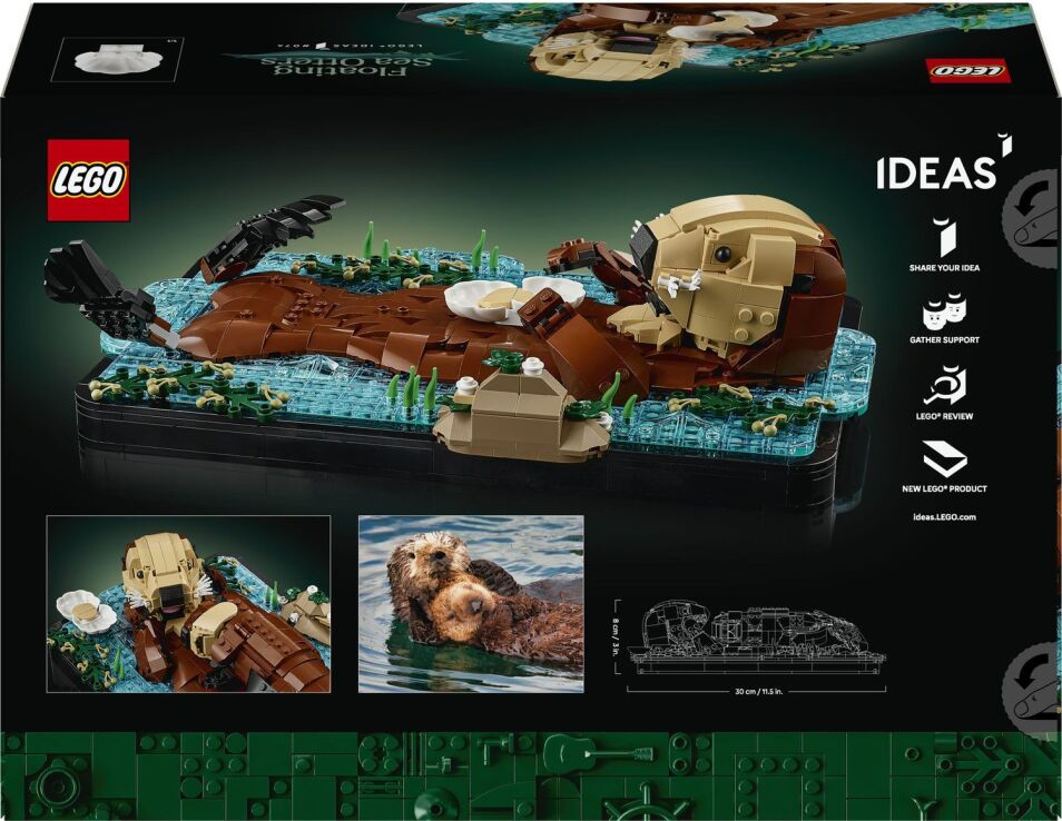 LEGO® Ideas Floating Sea Otters (21366) (8)