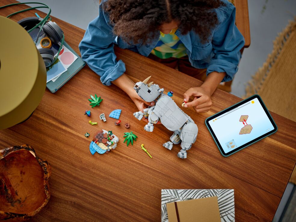 LEGO Creator 3in1 Wild Animals: Majestic Rhino With Birds (31171) (5)