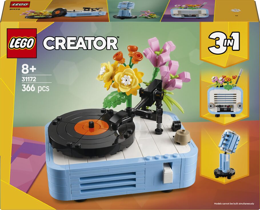 LEGO® Creator 3in1 Record Player With Flowers (31172) (0)