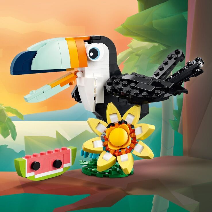 LEGO Creator 3in1 Wild Animals: Tropical Toucan (31173) (2)