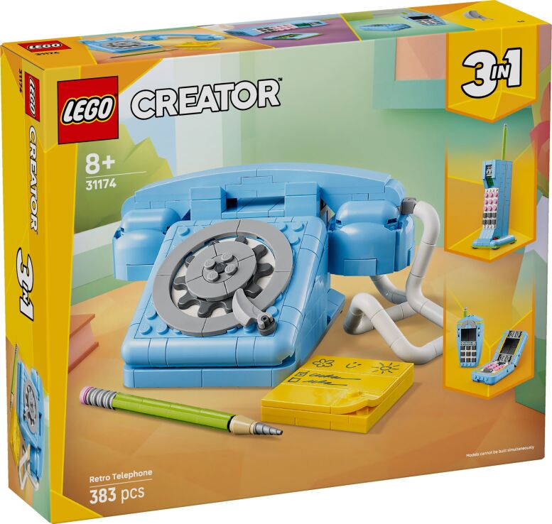 LEGO Creator 3in1 Retro Telephone (31174) (0)