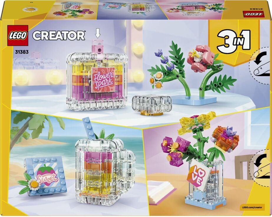 LEGO® Creator 3in1 Floral Decor Perfume Bottle (31383) (8)