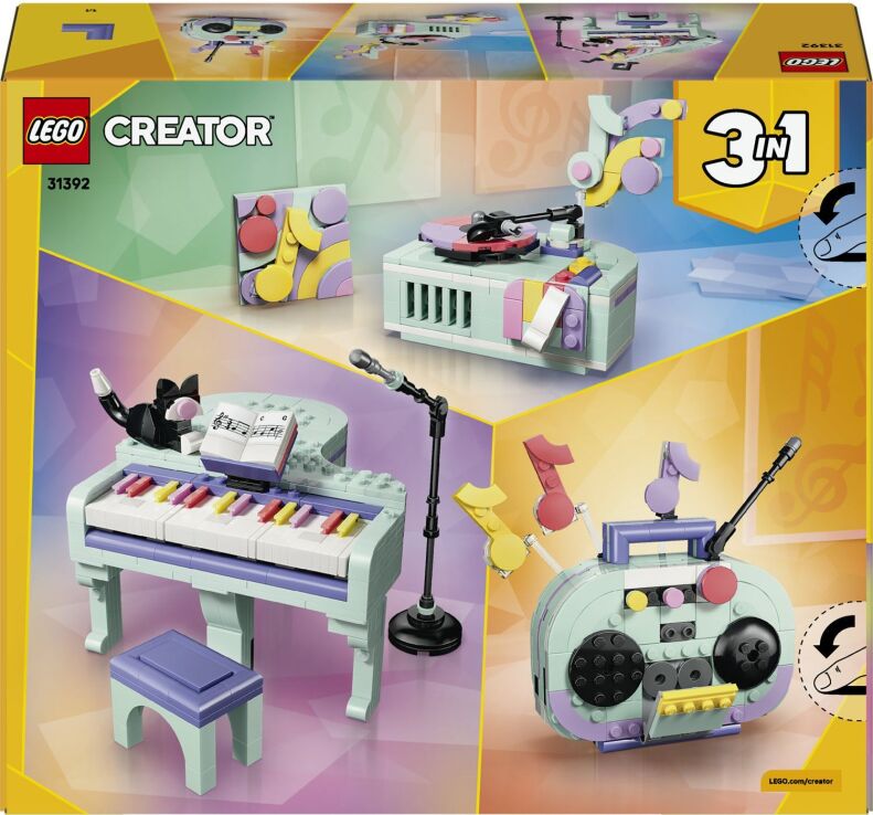 LEGO® Creator 3in1 Music Decor Piano With Cat (31392) (9)