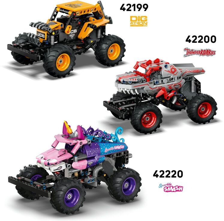 LEGO® Technic Monster Jam Grave Digger Fire And Ice (42219) (7)