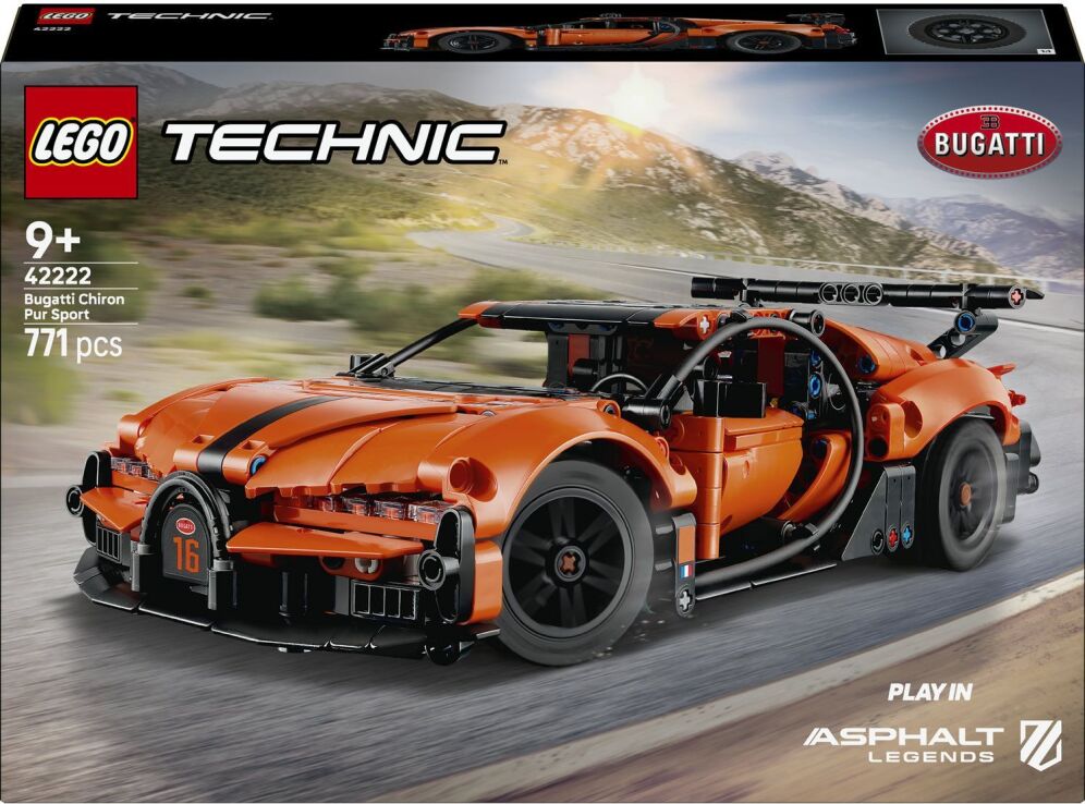 LEGO® Technic Bugatti Chiron Pur Sport Hypercar (42222) (0)