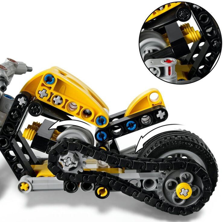 LEGO® Technic Yellow Motorcycle (42225) (4)