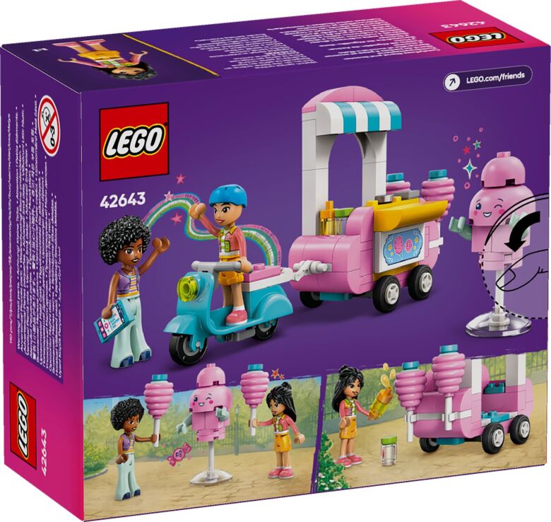 LEGO Friends Cotton Candy Stand & Scooter (42643) (8)