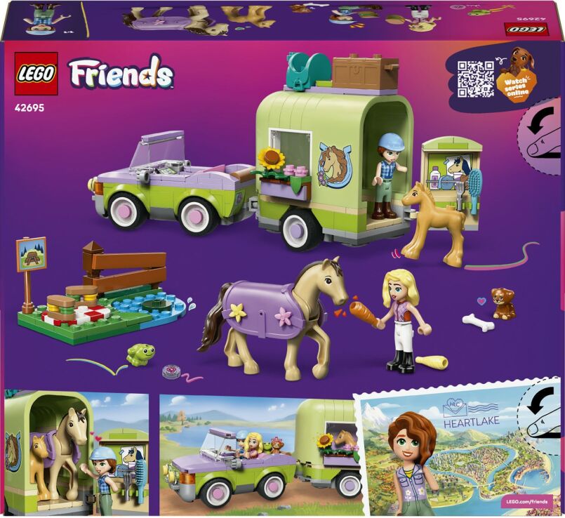LEGO® Friends Horse & Baby Foal Trailer (42695) (8)