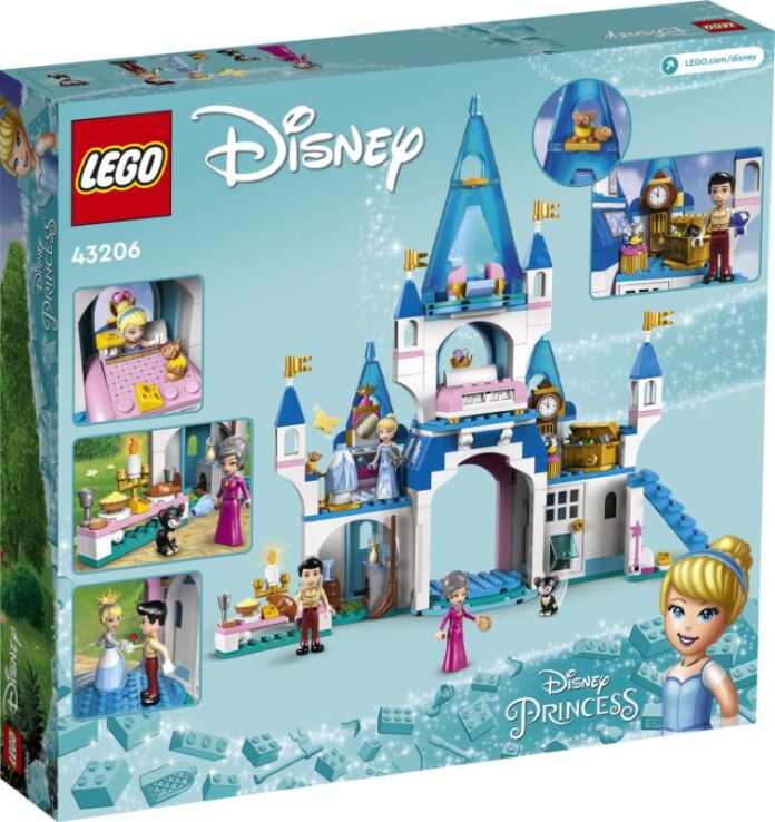 LEGO Disney Princess Cinderella & Prince Charming's Castle  (43206) (8)