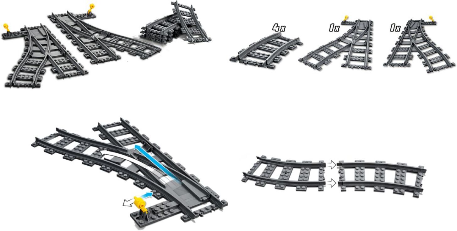 LEGO City Switch Tracks (60238) (2)