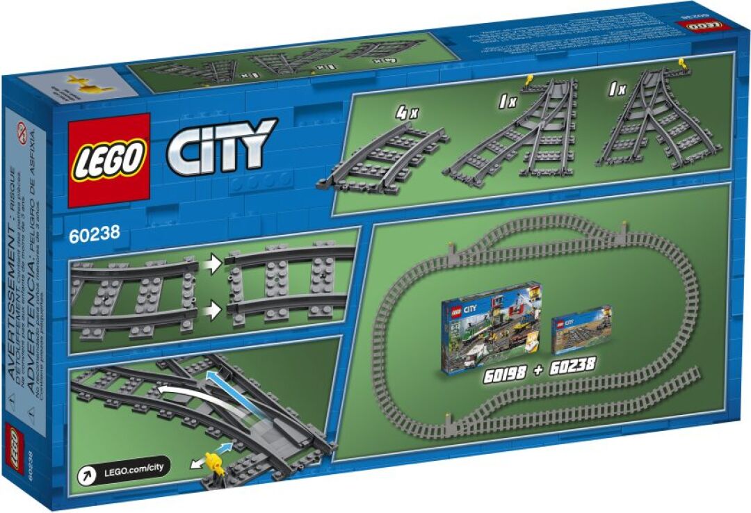 LEGO City Switch Tracks (60238) (3)