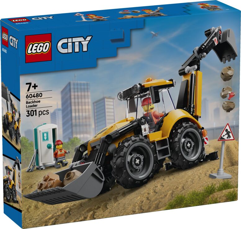 LEGO® City Yellow Backhoe Loader (60480) (0)