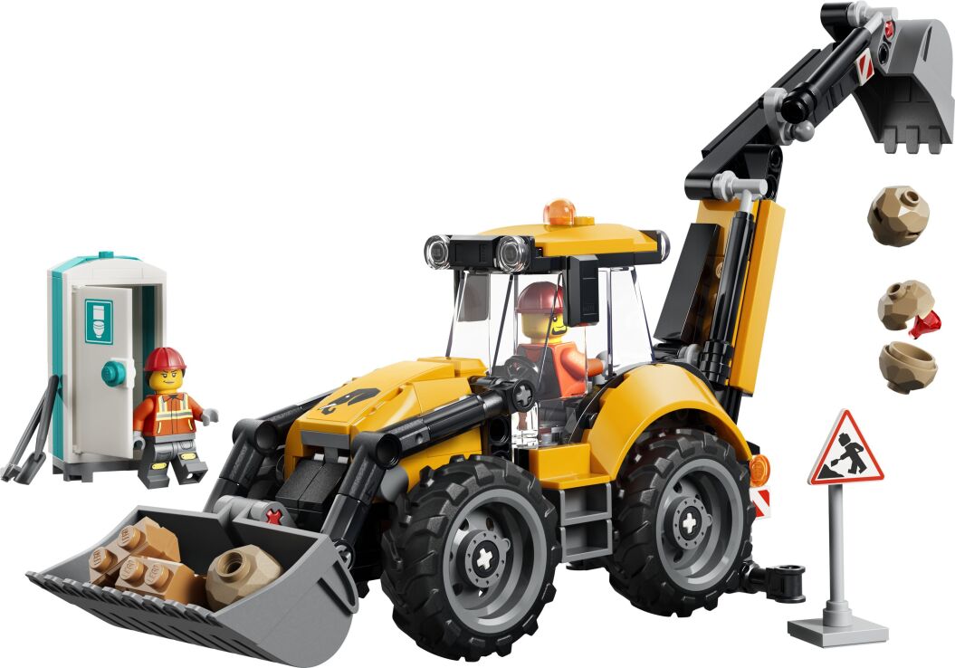 LEGO® City Yellow Backhoe Loader (60480) (1)
