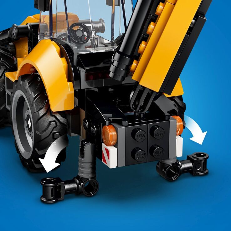 LEGO® City Yellow Backhoe Loader (60480) (4)