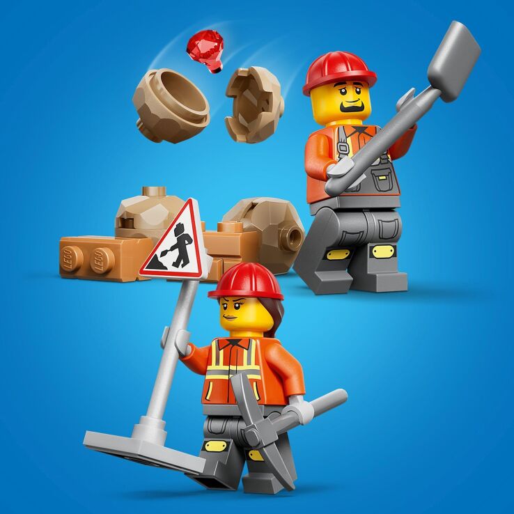 LEGO® City Yellow Backhoe Loader (60480) (6)