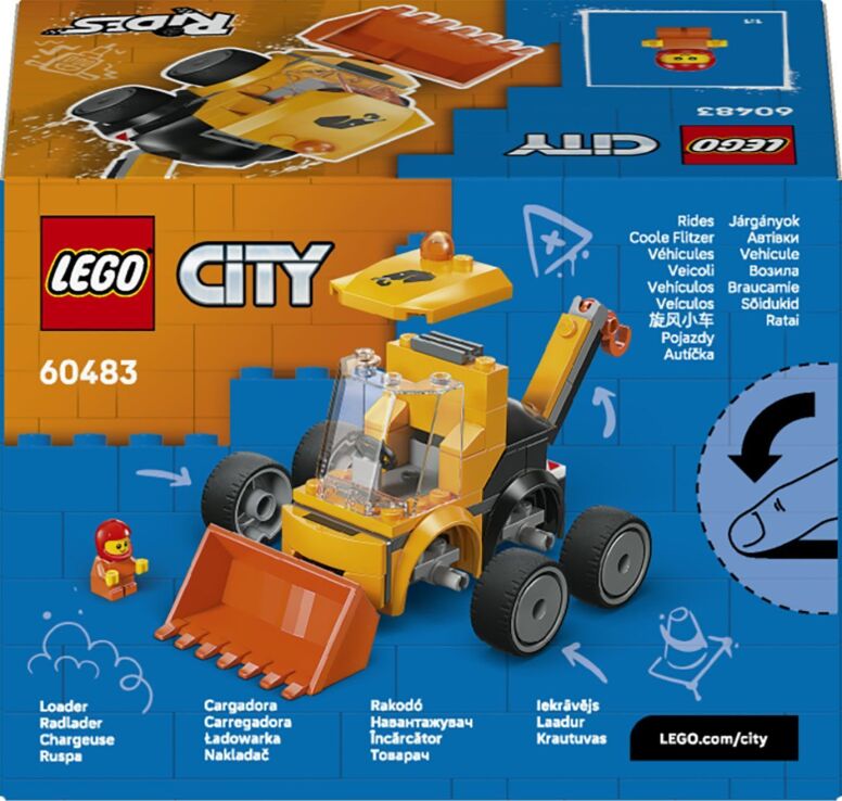 LEGO® City Rides Construction Loader (60483) (8)