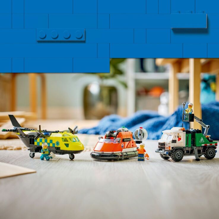 LEGO® City Airplane, Service Truck & Hovercraft Remix (60505) (3)