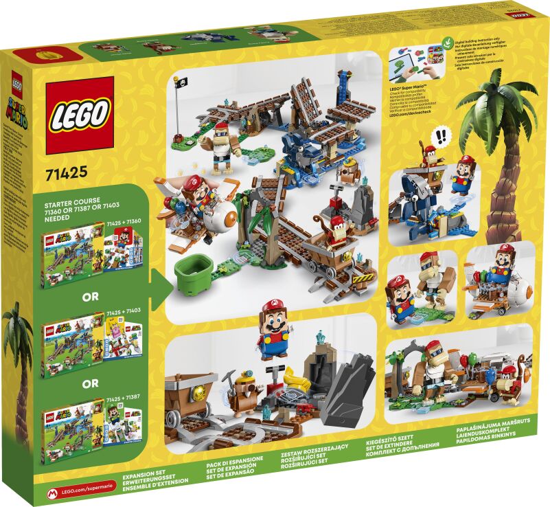 LEGO® Super Mario Diddy Kong's Mine Cart Ride Expansion Set (71425) (11)