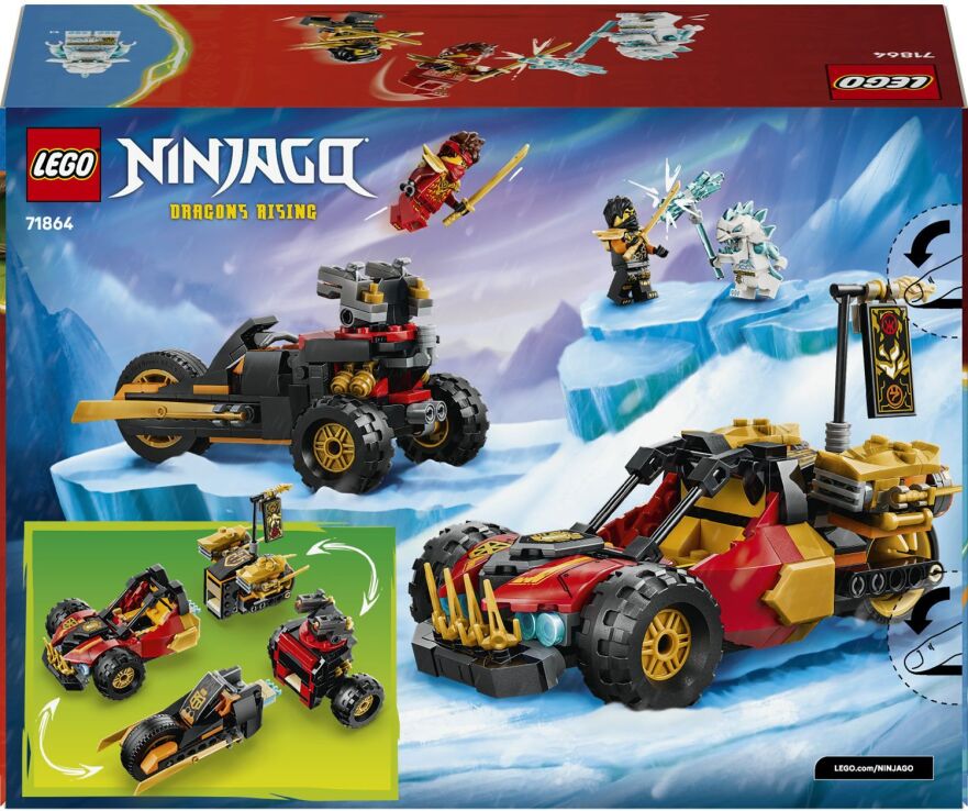 LEGO® Ninjago Kai And Cole's Combiner Vehicles (71864) (8)