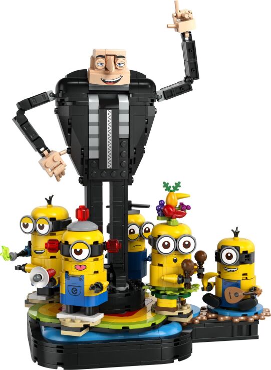 LEGO Minions Brick-Built Gru & Minions (75582) (1)