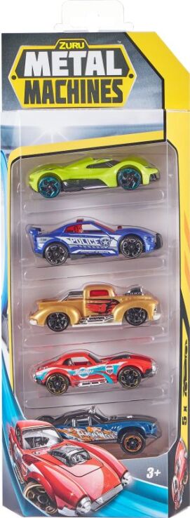 Zuru Metal Machines Cars Series 2 Multi Pack 5Τμχ-2 Σχέδια (6709) (2)
