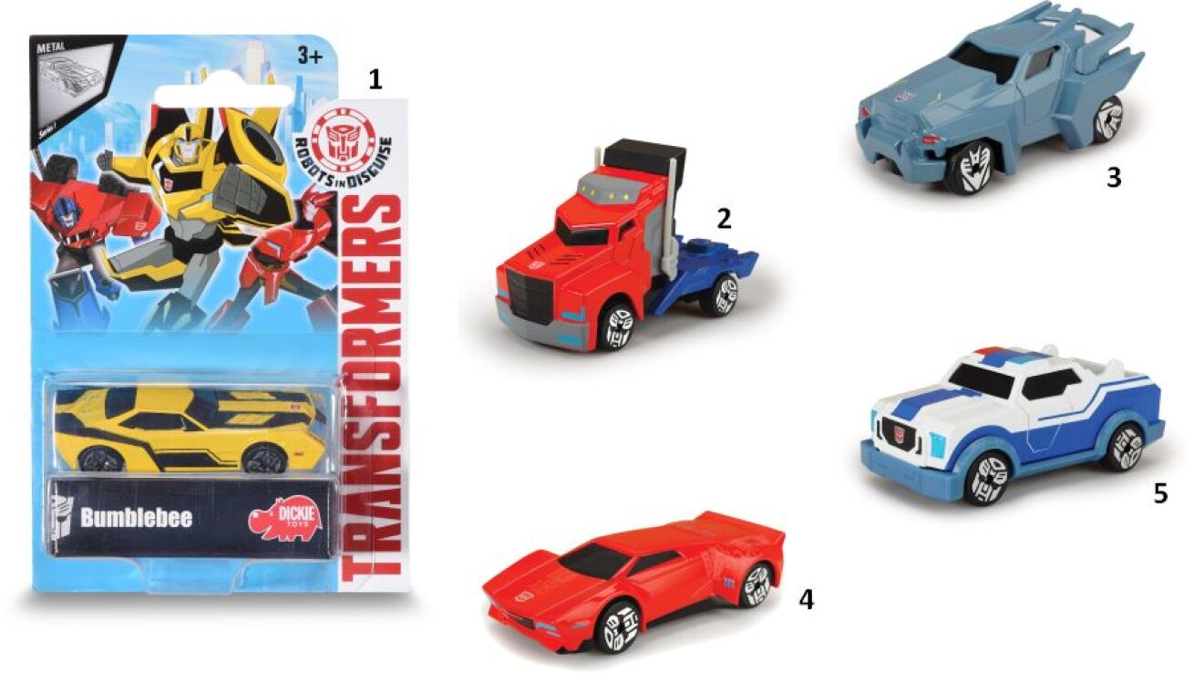 Dickie D/C Transformers Single Pack-5 Σχέδια(203111000) (1)