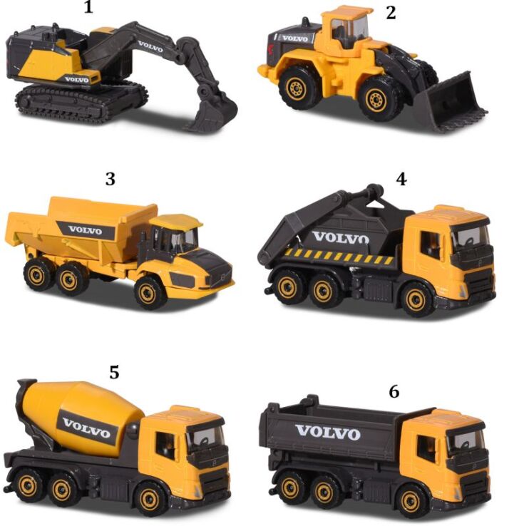 Majorette D/C Οχήματα Volvo Edition 7.5cm-6 Σχέδια (212057283) (1)