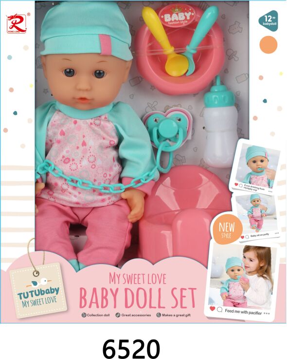 BW Σετ Μωρό 12'' Baby Doll & Αξεσουάρ (6520) (0)