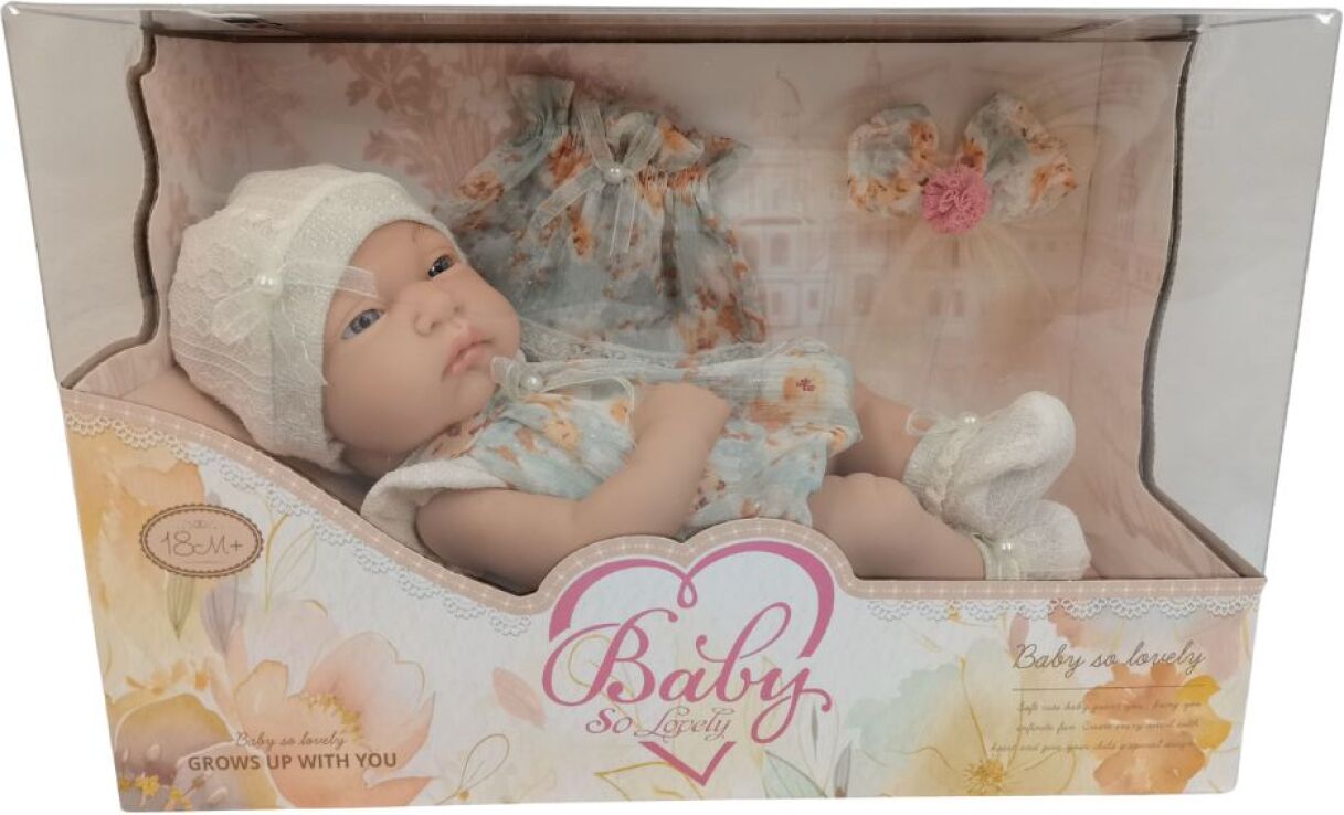 BW Σετ Μωρό New Born Baby Doll 12'' & Αξεσουάρ (8813-3) (0)