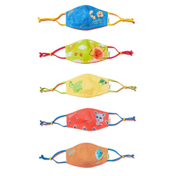 SMP Crayola Σετ Μάσκες Υφασμάτινες Craymoji Colors-Kid (170-220564) (1)
