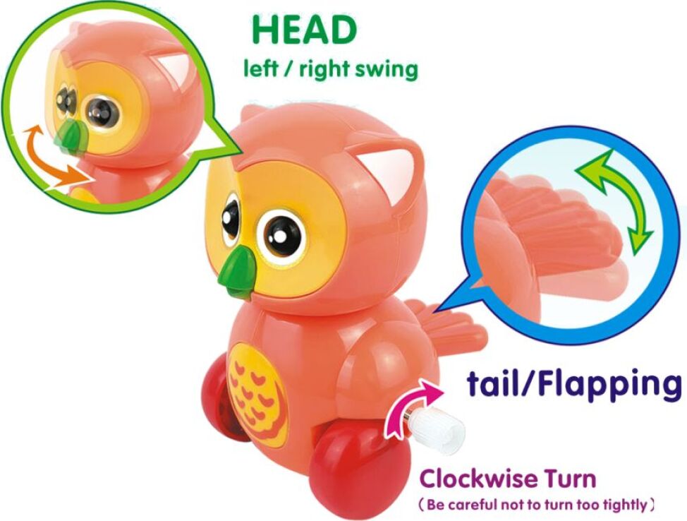 BW Wind Up Κουκουβάγια - 5 Σχέδια (6621) (1)