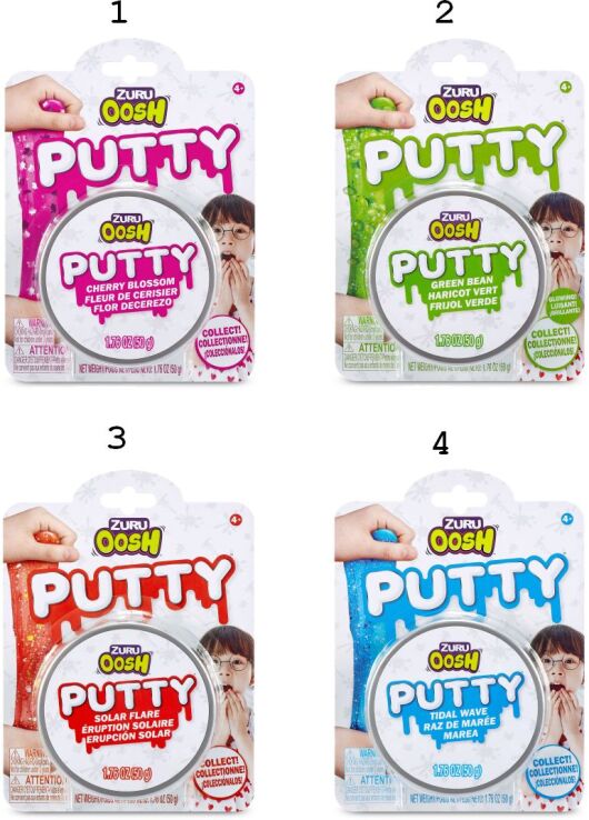 Zuru Oosh Putty Series 4- 4 Σχέδια (8615SQ1) (1)