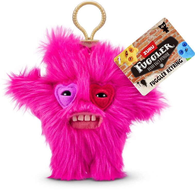 Zuru Λούτρινο Fuggler Keyrings-10 Σχέδια (15706) (10)