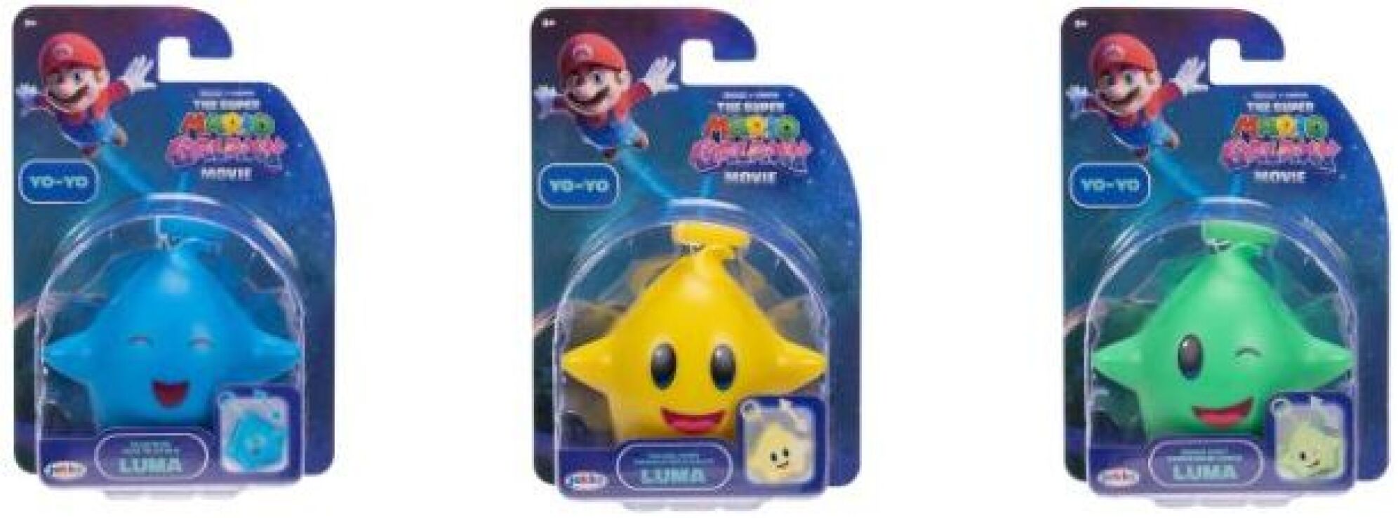 Jakks Pacific Super Mario Galaxy Movie Yo-Yo Luma-3 Σχέδια (432314) (2)