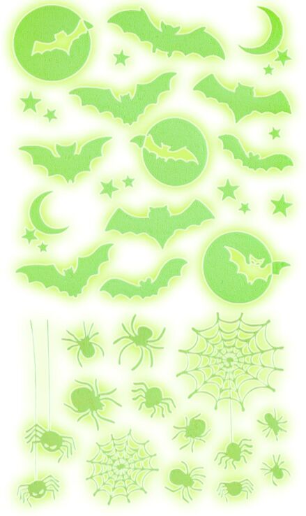 WM Αυτοκόλλητα Halloween Glow In The Dark 21x15cm (86850) (1)