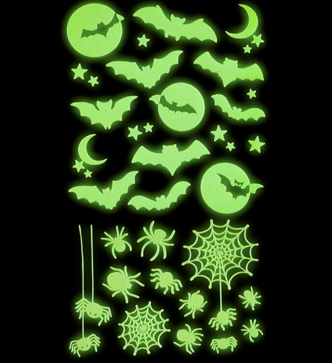 WM Αυτοκόλλητα Halloween Glow In The Dark 21x15cm (86850) (2)
