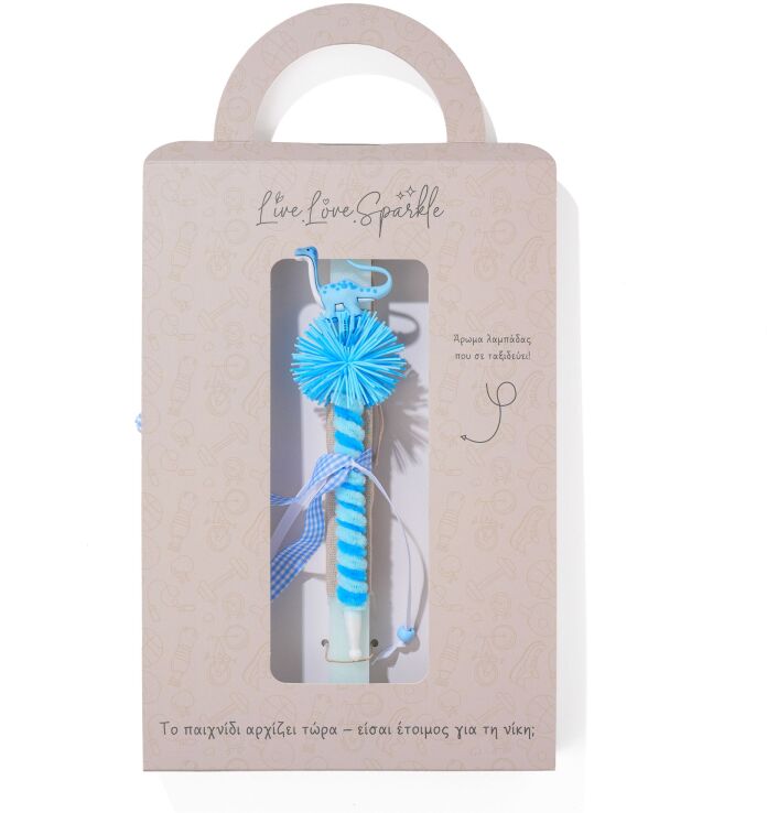 Λαμπάδα Στιλό Γαλάζιο Δεινοσαυράκι 20cm (ML26089) (0)