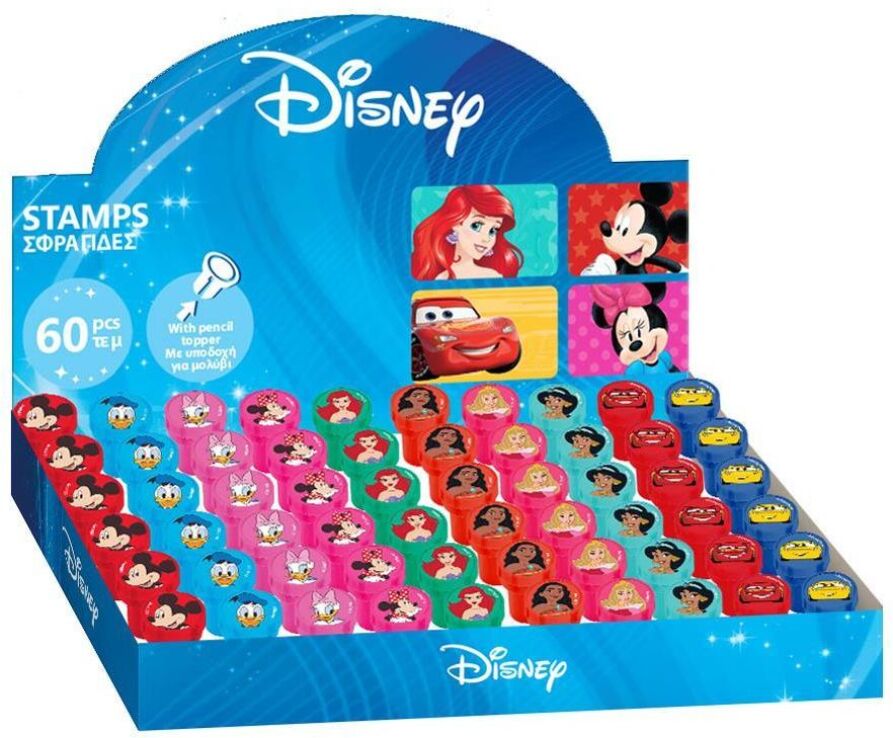 Mickey-Minnie-Cars-Princess Σφραγίδα-10 Σχέδια-1Τμχ (000564562) (0)