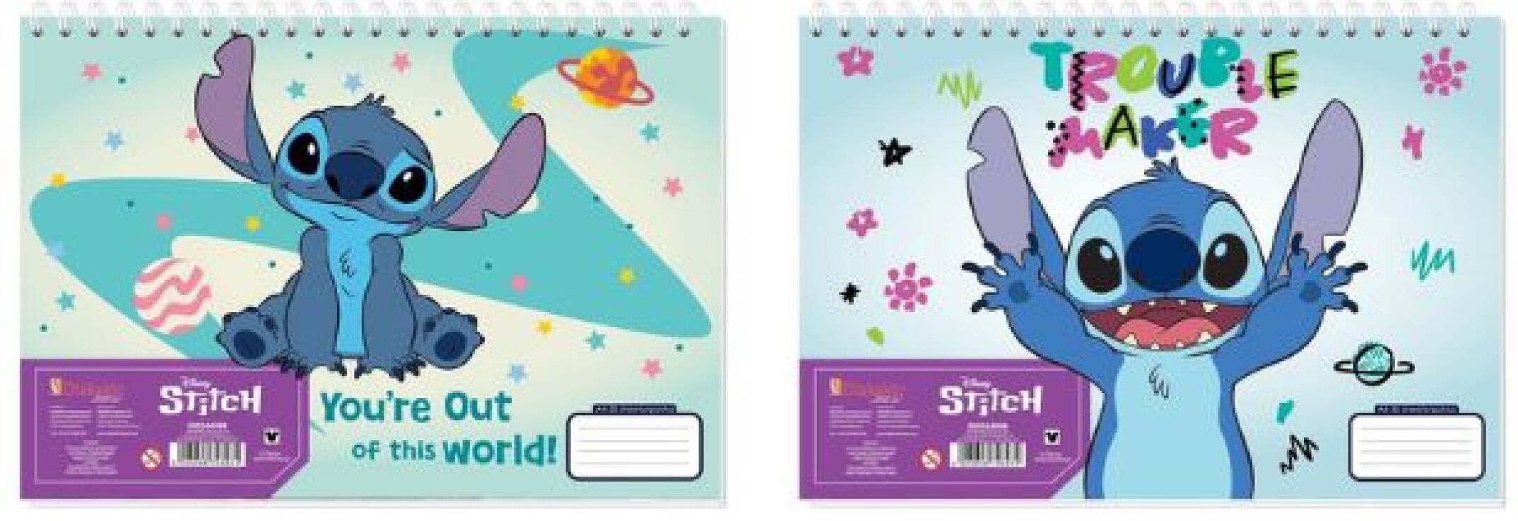 Lilo & Stitch Μπλοκ Ζωγραφικής A4 30 Φύλλων-2 Σχέδια-1 Τμχ (000564998) (0)