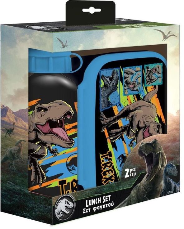 Jurassic Φαγητοδοχείο-Παγούρι Αλουμινένιο Σετ (000570977) (0)