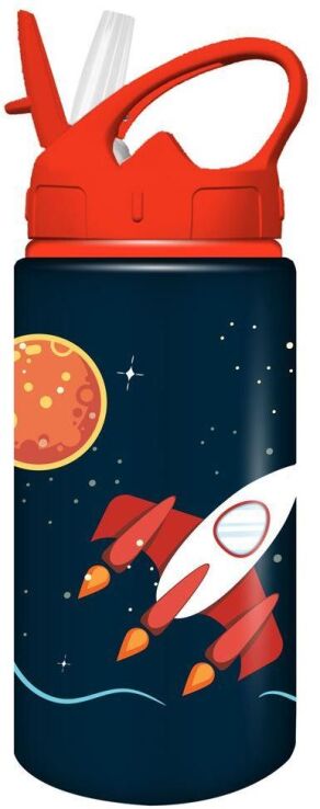 Must Παγούρι Αλουμινίου Με Καλαμάκι 500ml-4 Σχέδια (000586450) (0)