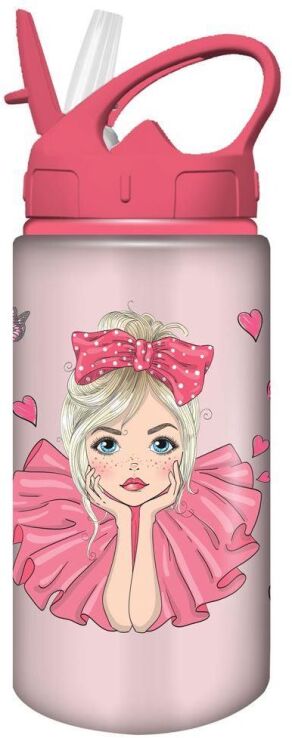 Must Παγούρι Αλουμινίου Με Καλαμάκι 500ml-4 Σχέδια (000586450) (3)