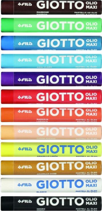 Giotto 12 Λαδοπαστέλ Olio 7cm (293000) (2)