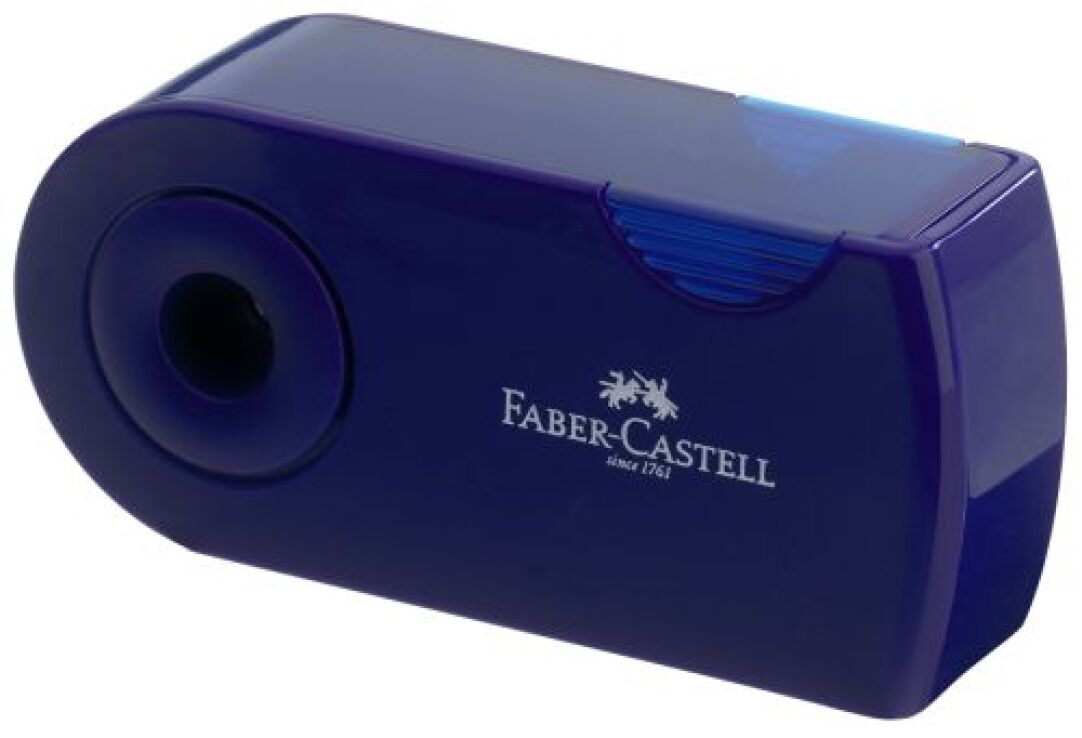 Faber Castell Ξύστρα Sleeve Διπλή Κόκκινη/Μπλε-1Τμχ (12307287) (4)