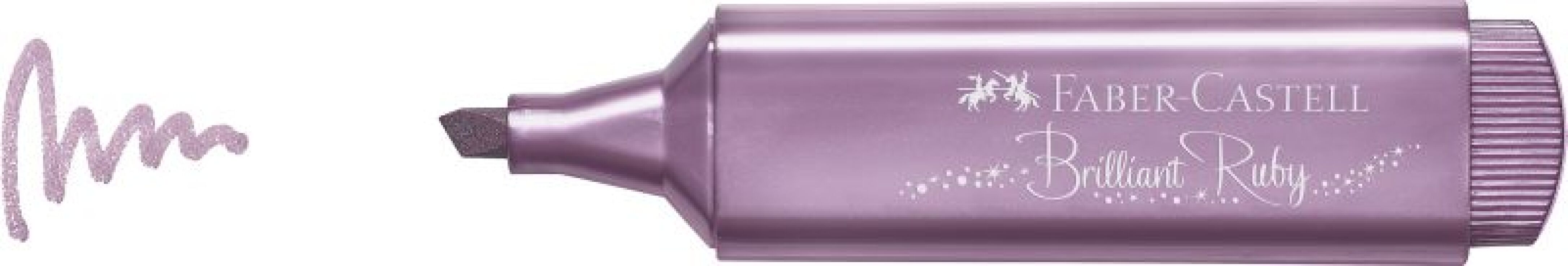 Faber Castell Textliner Μεταλλικός Ρουμπινί-1Τμχ (12310066) (2)